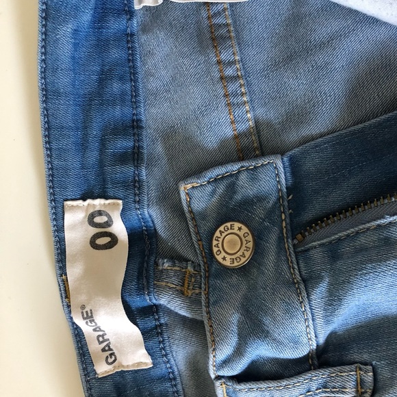 Garage light wash jeggings, size: 00 - Picture 6 of 8